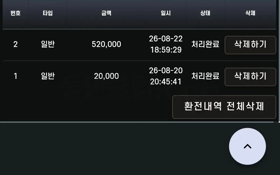 환전 인증사진